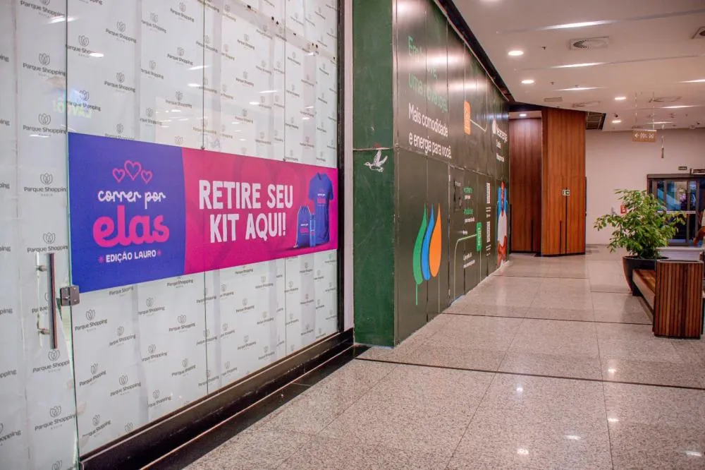 Entrega de kits da corrida “Correr por Elas” acontece nos dias 24 e 25 no Parque Shopping Bahia