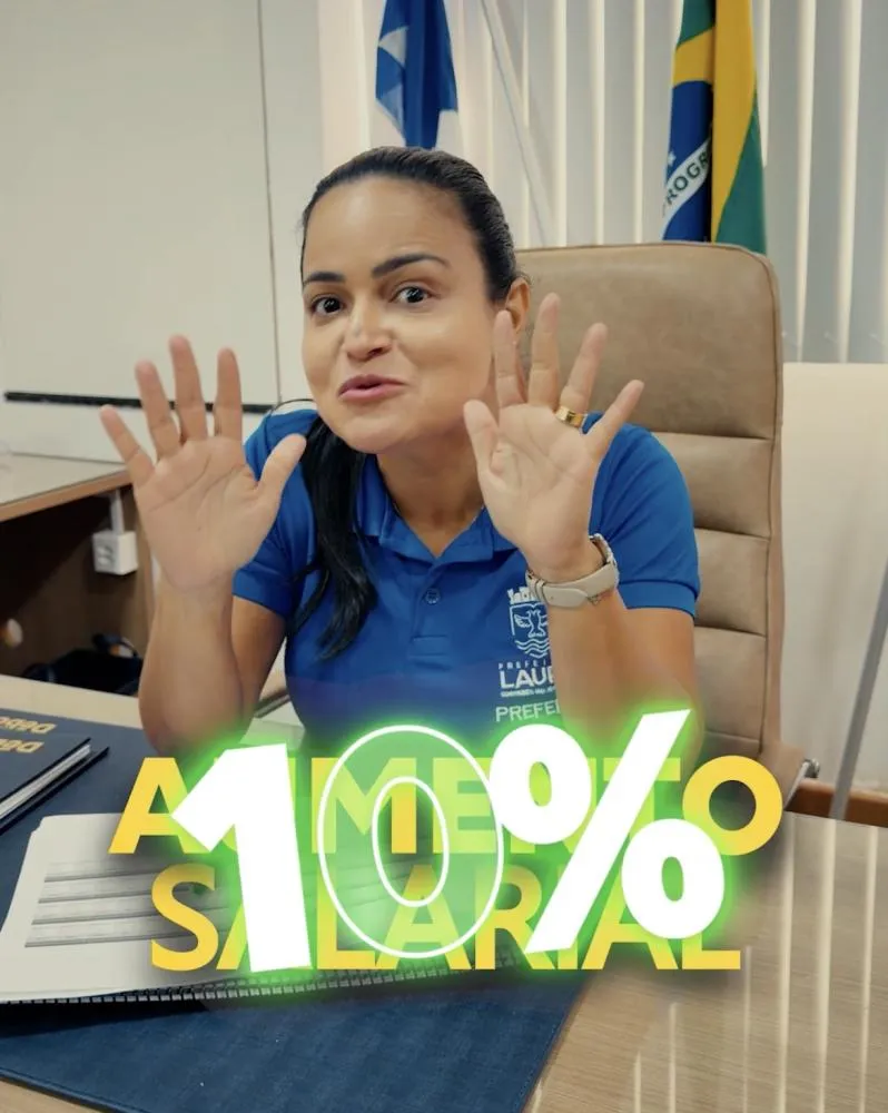 Prefeita Débora Regis concede aumento salarial de 10% aos servidores efetivos de Lauro de Freitas, em comemoração ao Dia do Trabalhador