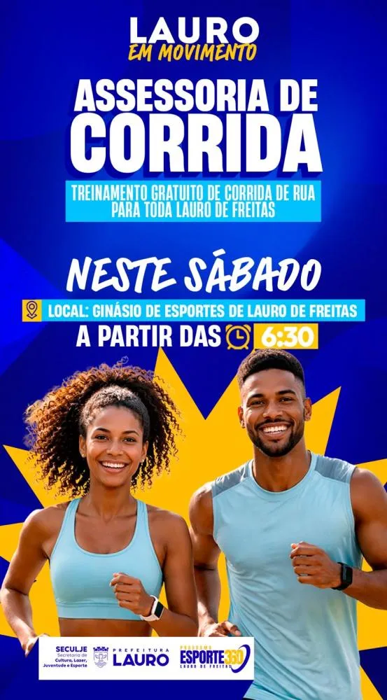 Atividades esportivas e culturais movimentam Lauro de Freitas no fim de semana, dias 16 e 17 de maio